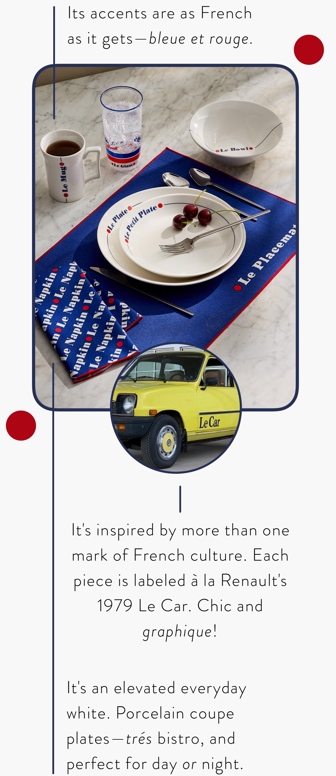 Le Dinnerware collection