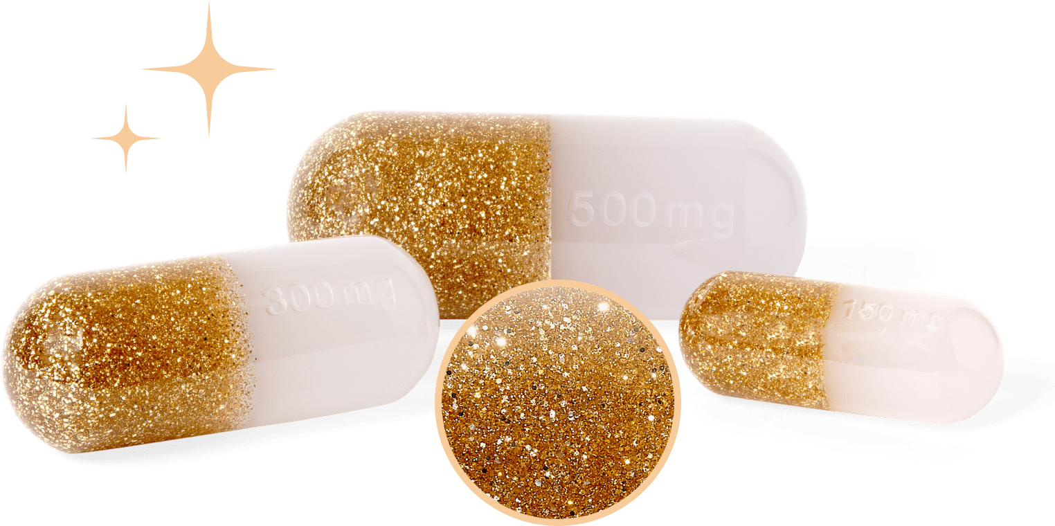 Jonathan Adler Acrylic Glitter Pill